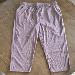32 Degrees Women's Lavender Drawstring Track Joggers